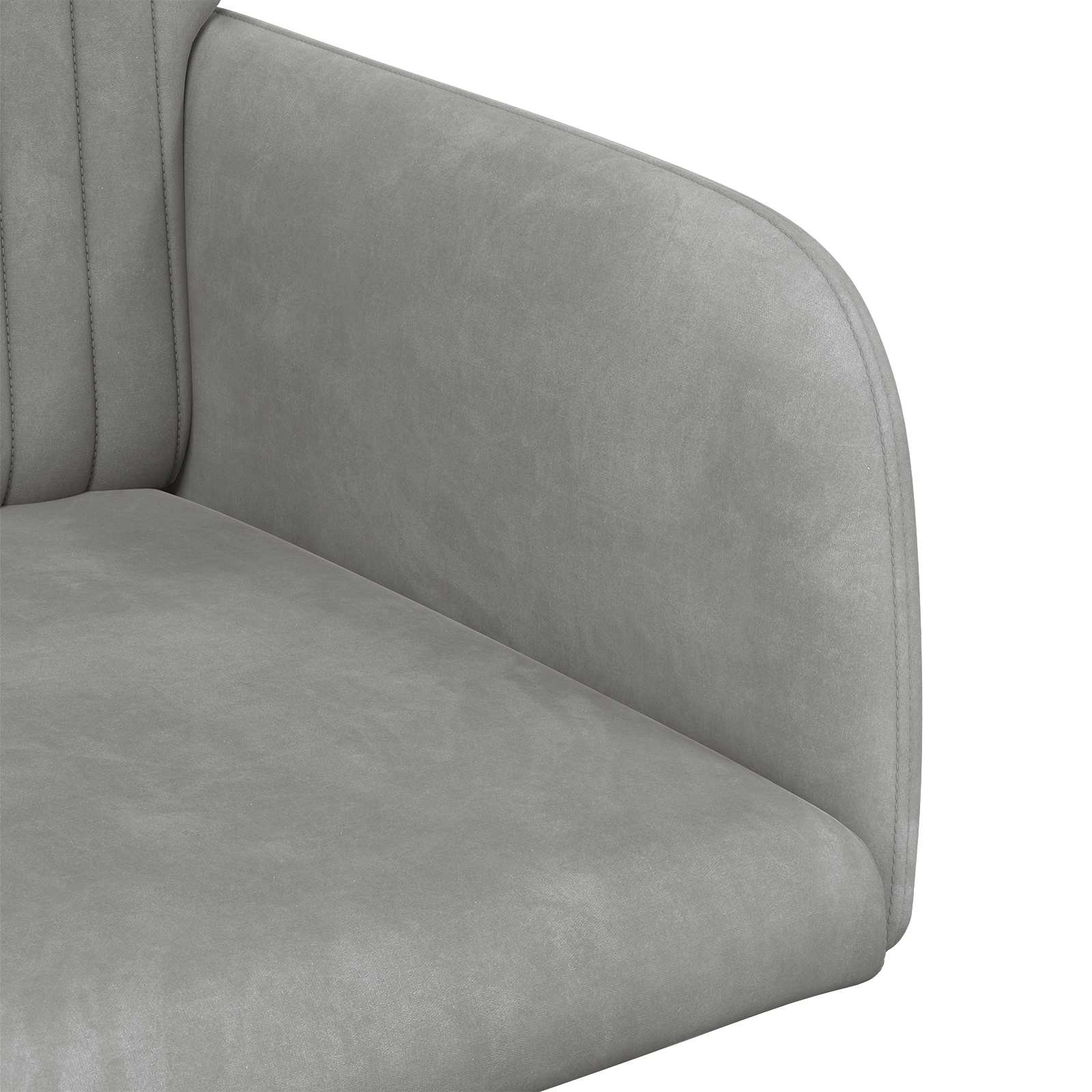 Trpezarijske stolice 2 pcs Baršun Svjetlosiva 55 x 50 x 84 cm