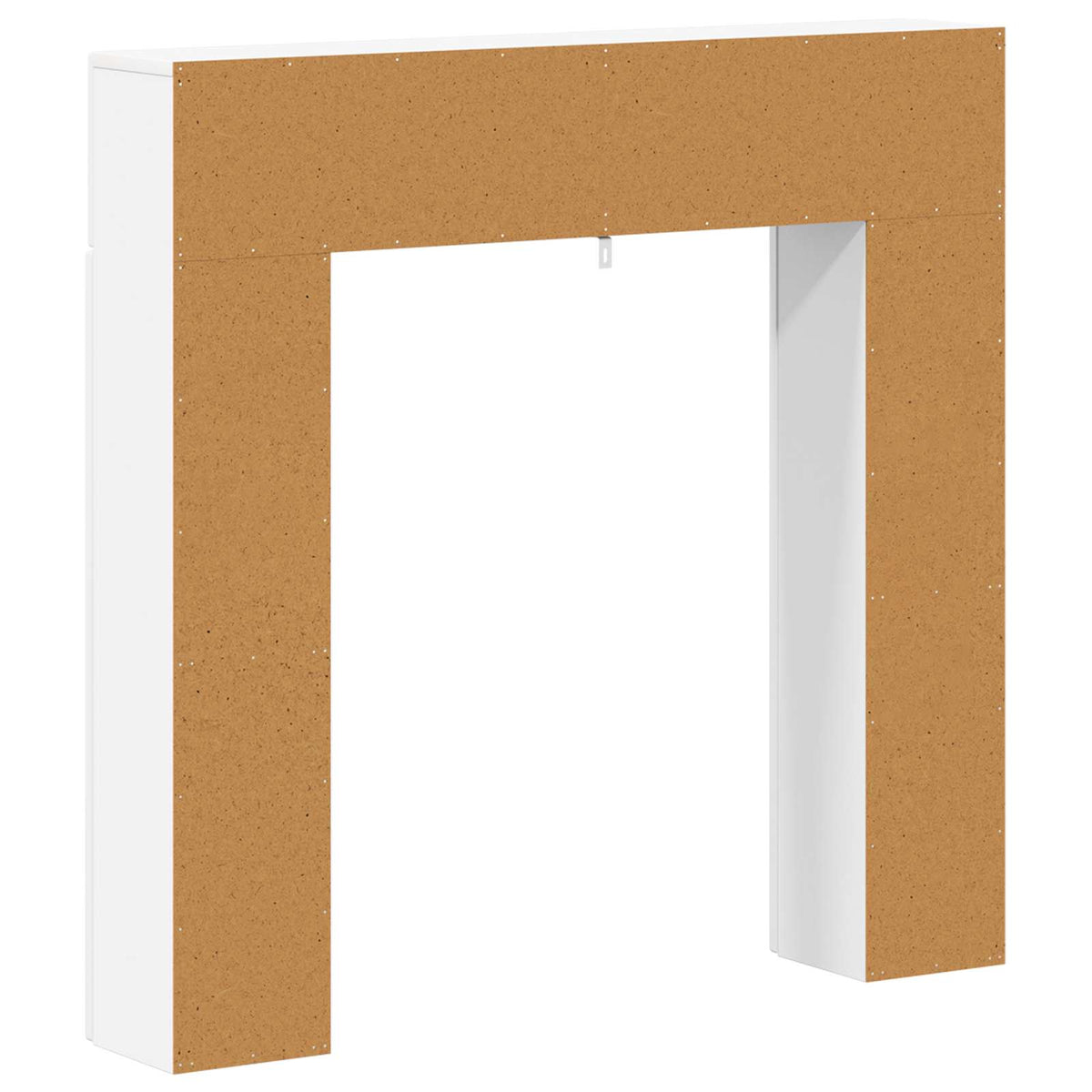 Okvir za kamin Bijela visokog sjaja 102 x 18 x 100,5 cm