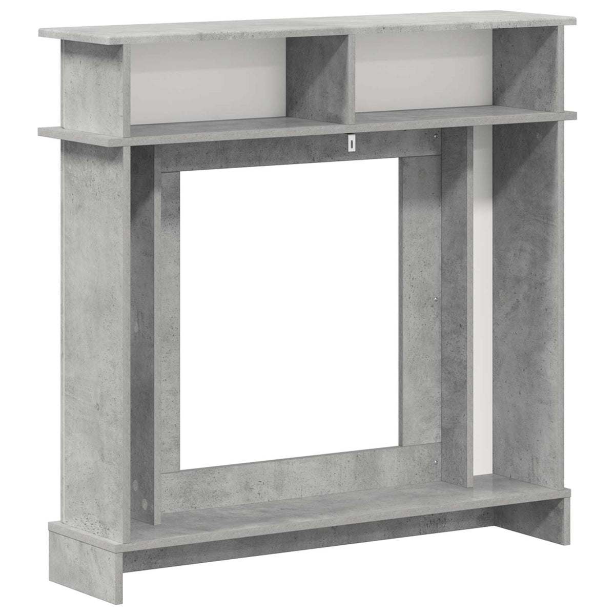 Okvir za kamin Betonska siva 102 x 26 x 100 cm