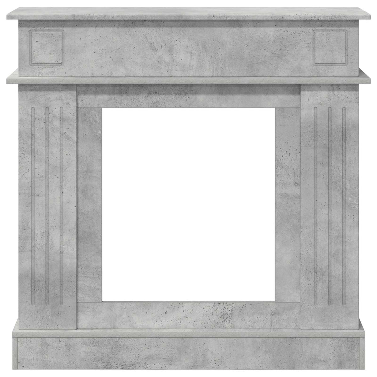Okvir za kamin Betonska siva 102 x 26 x 100 cm