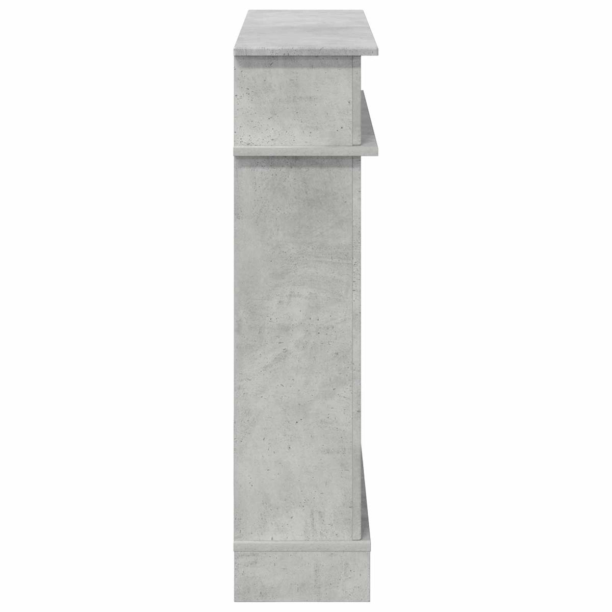Okvir za kamin Betonska siva 102 x 26 x 100 cm