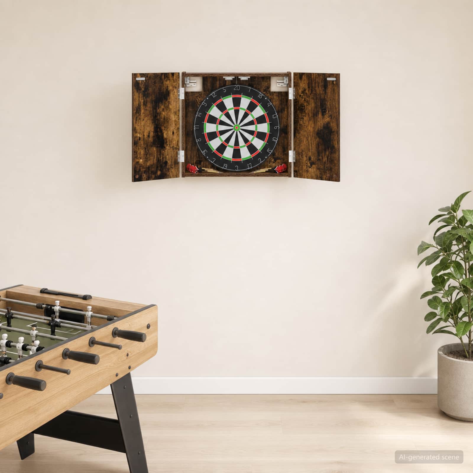 Kabinet za mete Dimljeni hrast 56 x 12 x 53,5 cm