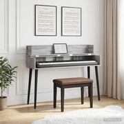 Studio radni stol Siva Sonoma 152 x 40 x 19,5 cm