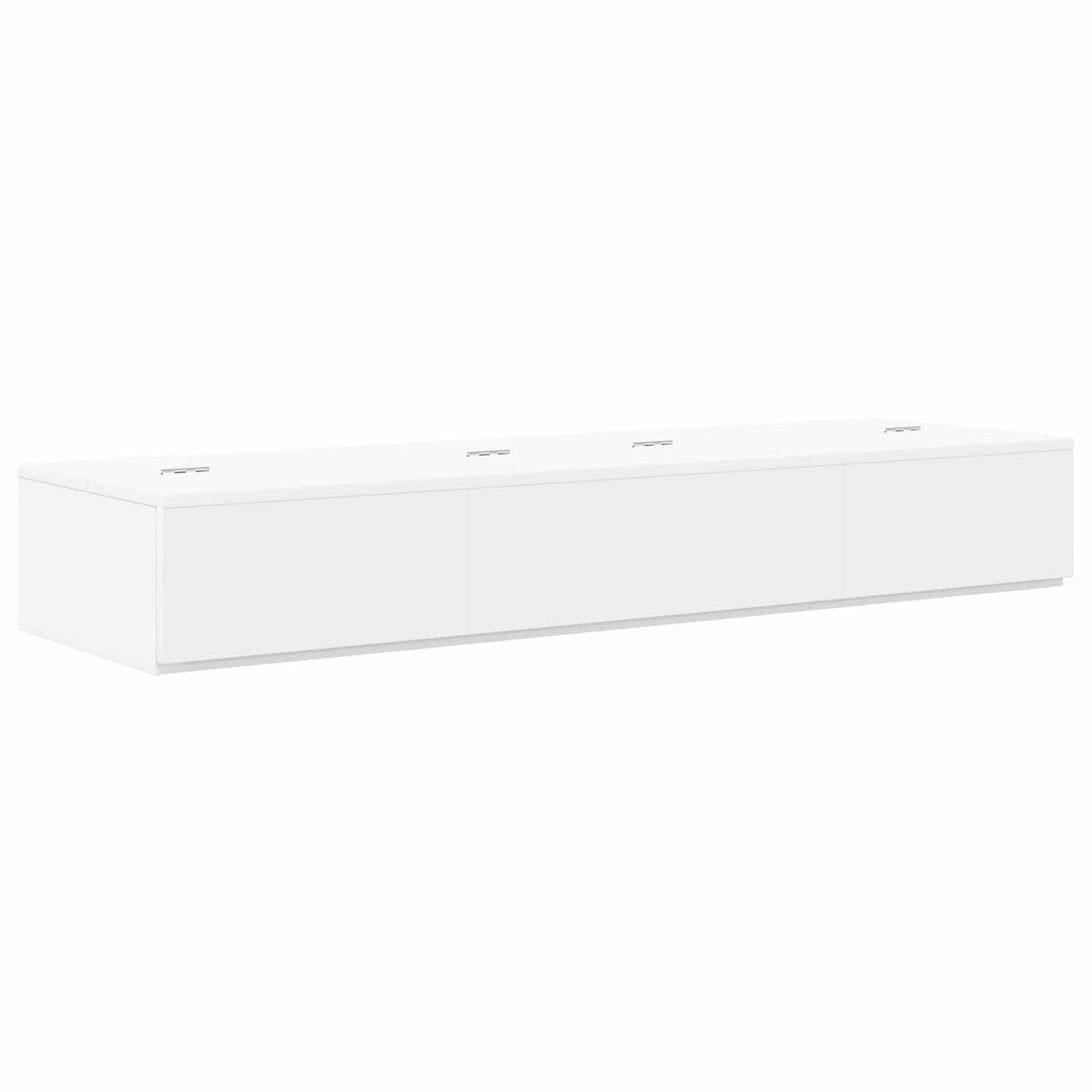 Studio radni stol Bijela 130 x 40 x 19,5 cm Konstruirano drvo