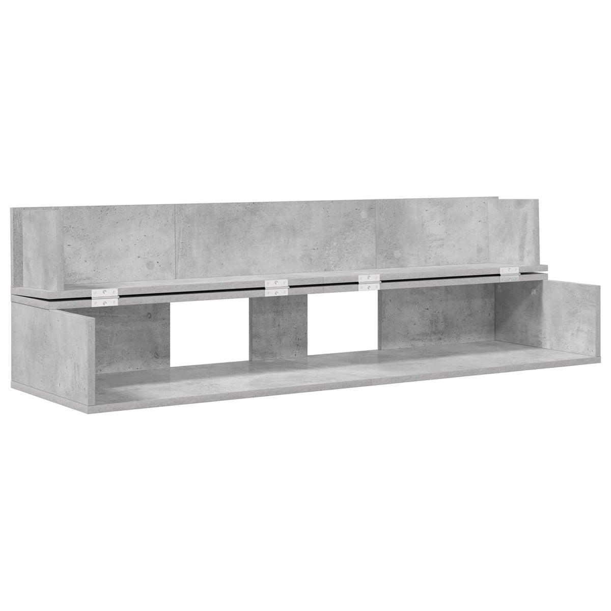 Studio radni stol Betonska siva 130 x 40 x 19,5 cm