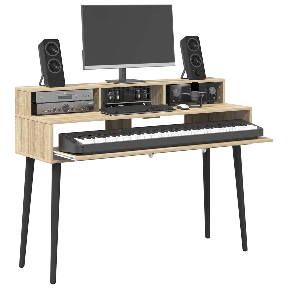 Studio radni stol Hrast sonoma 152 x 42,5 x 36 cm