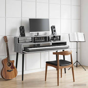 Studio radni stol Siva Sonoma 152 x 42,5 x 36 cm