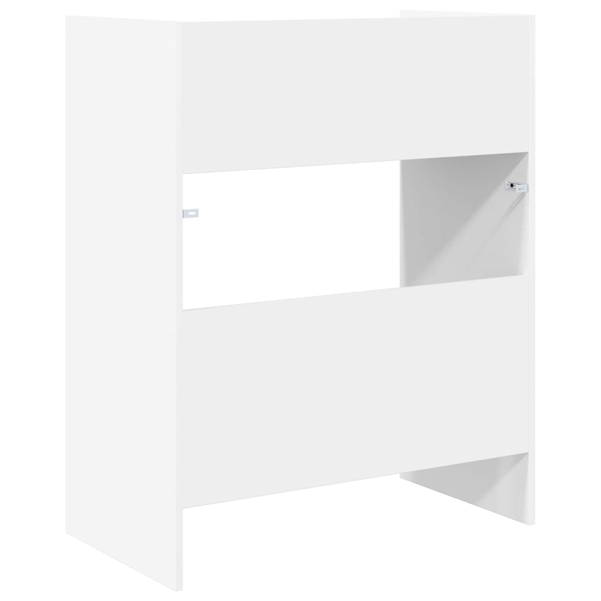 DJ stol Bijela 102 x 45 x 102 cm Konstruirano drvo