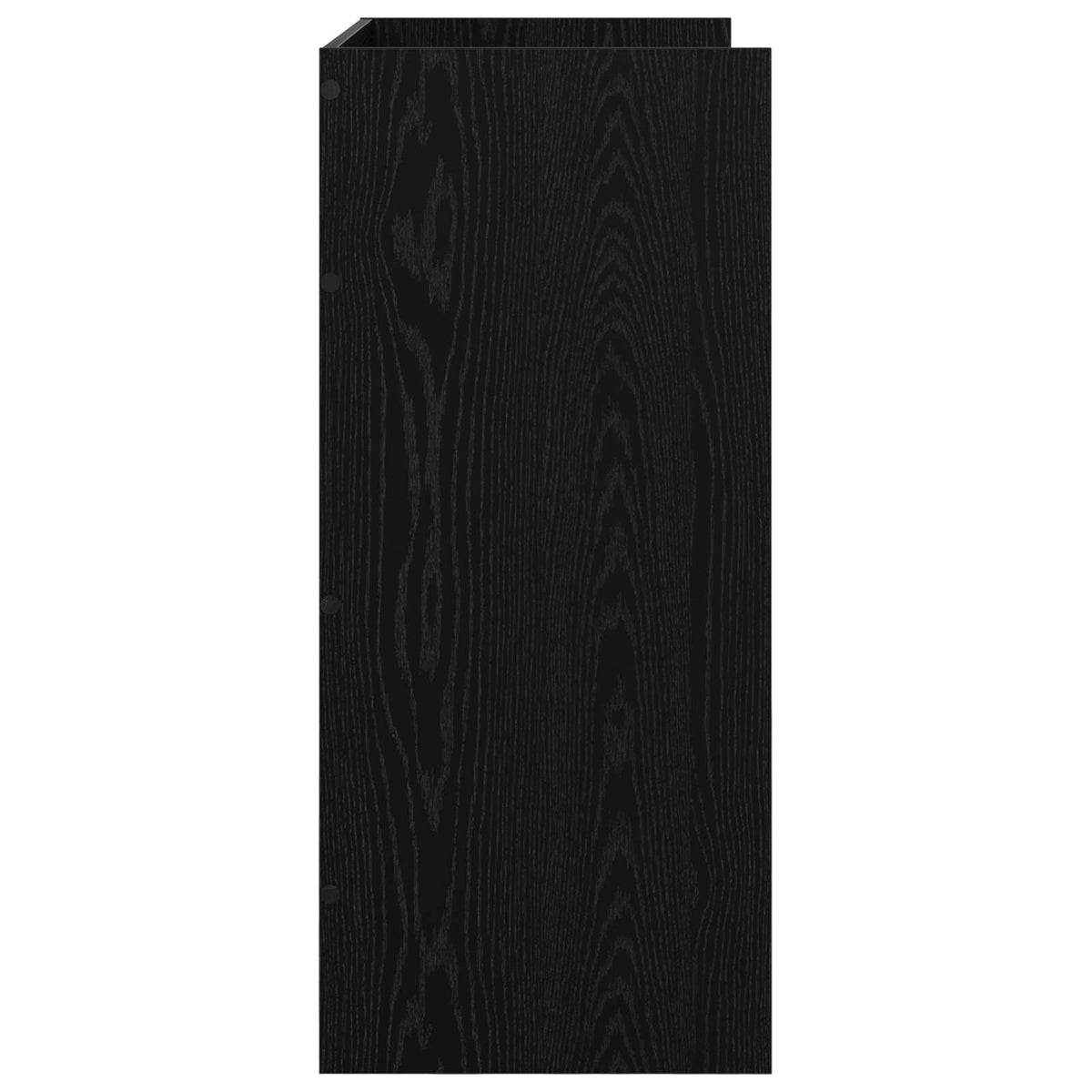 DJ stol Crni hrast 82 x 45 x 102 cm Konstruirano drvo