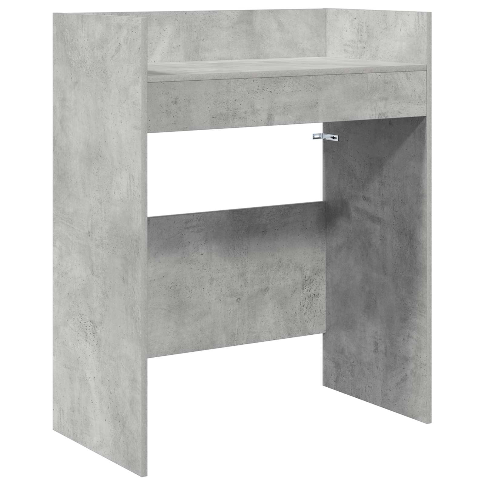 DJ stol Betonska siva 82 x 45 x 102 cm Konstruirano drvo