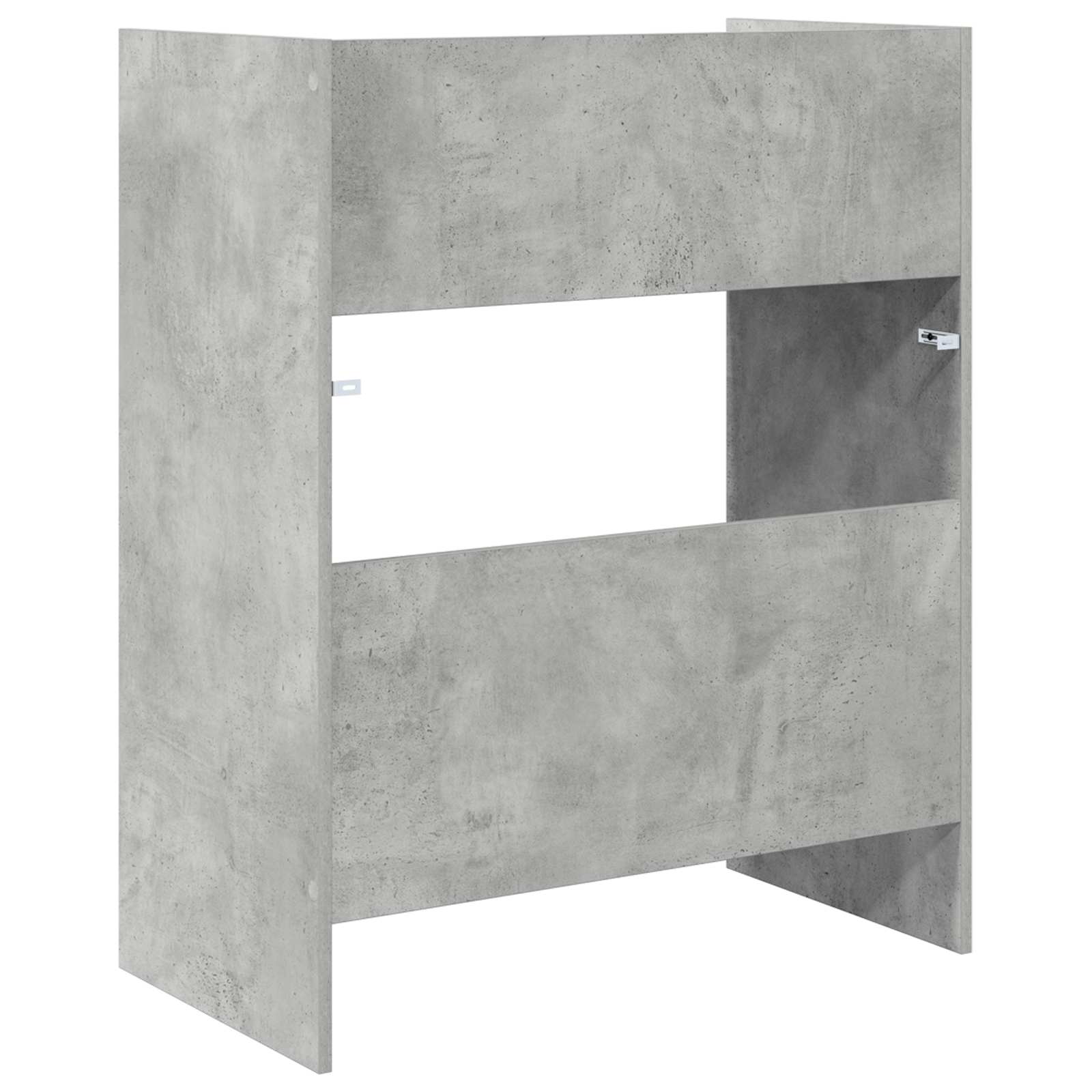 DJ stol Betonska siva 82 x 45 x 102 cm Konstruirano drvo