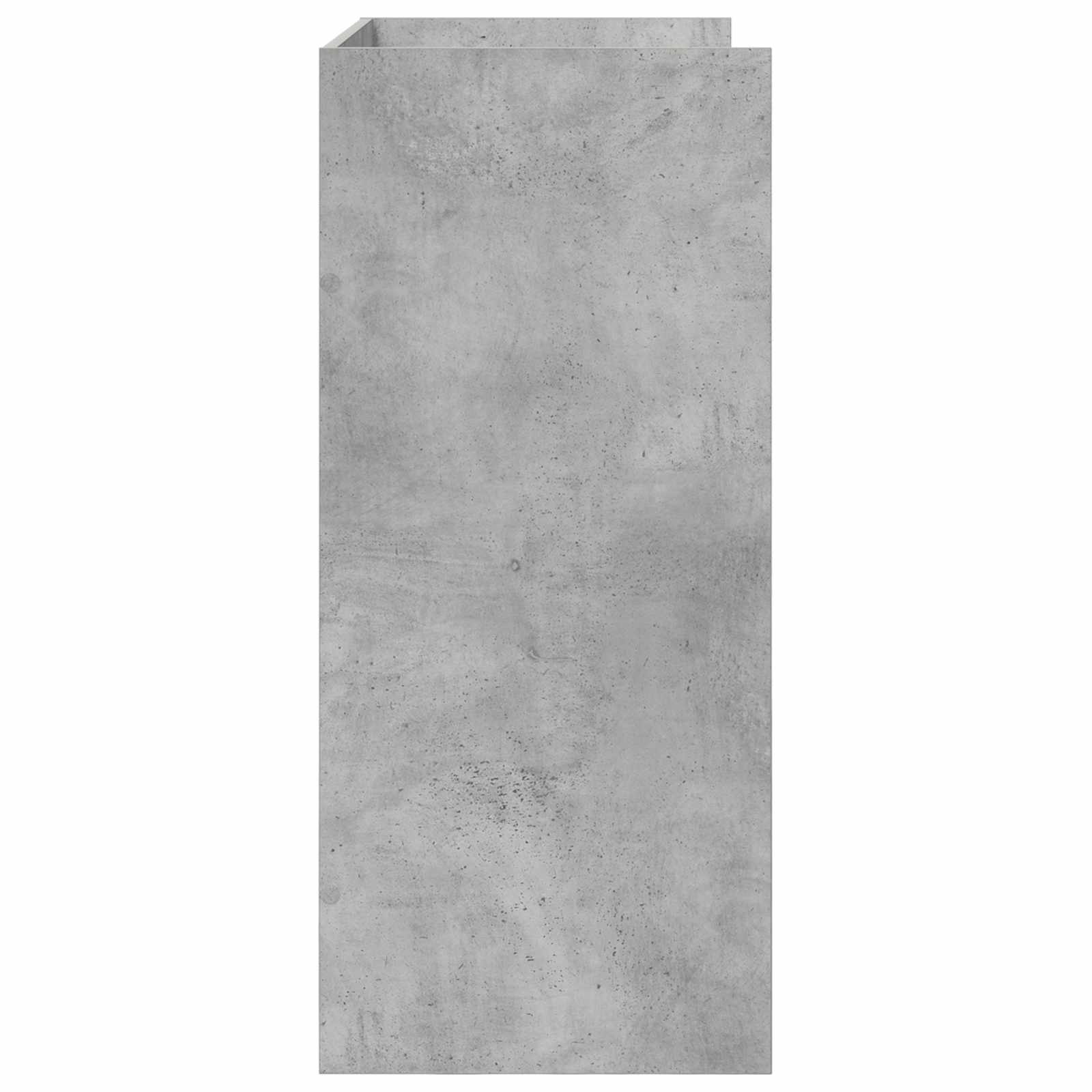 DJ stol Betonska siva 82 x 45 x 102 cm Konstruirano drvo