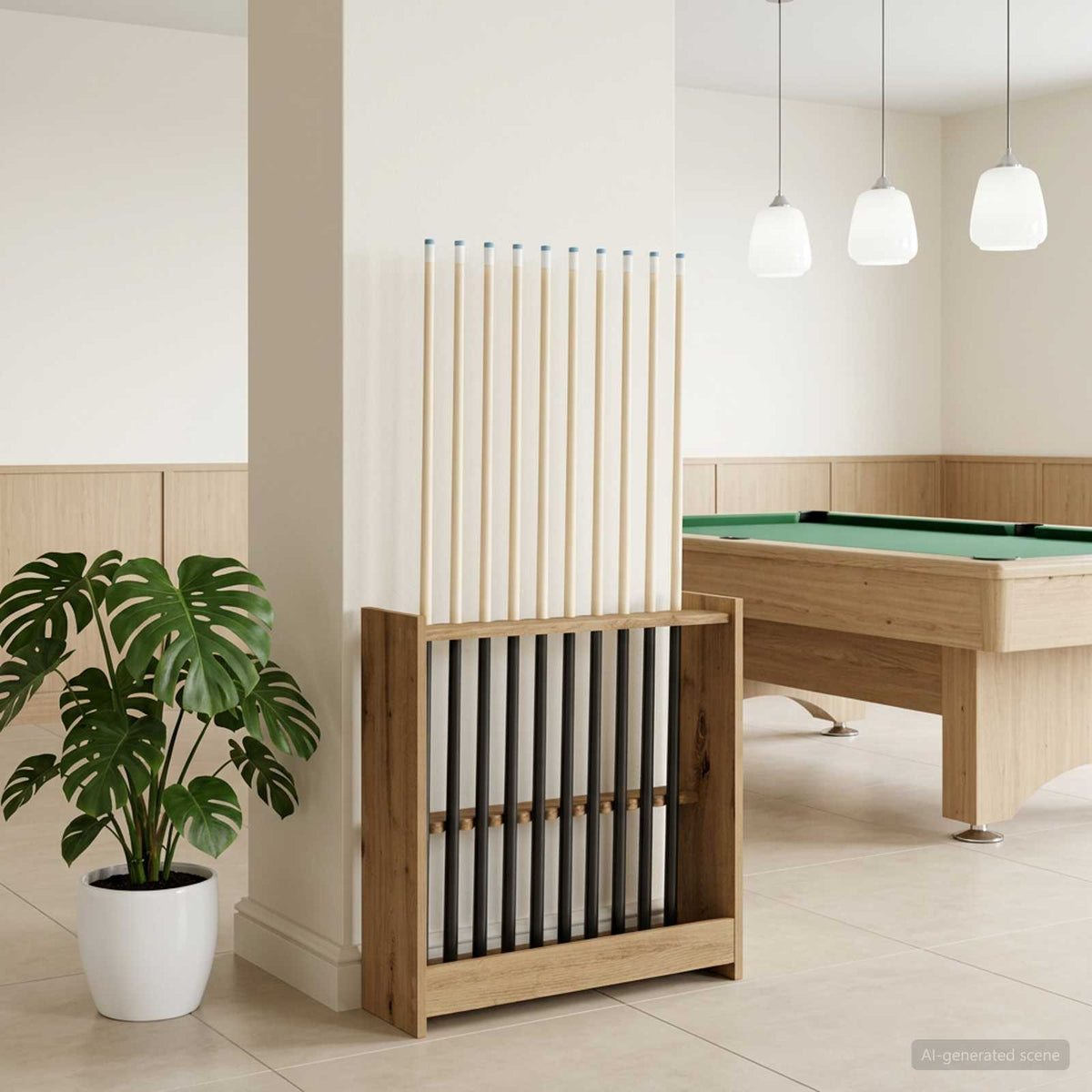 Stalak za bilijarske cueve Konstruirano drvo 60 x 20 x 57 cm