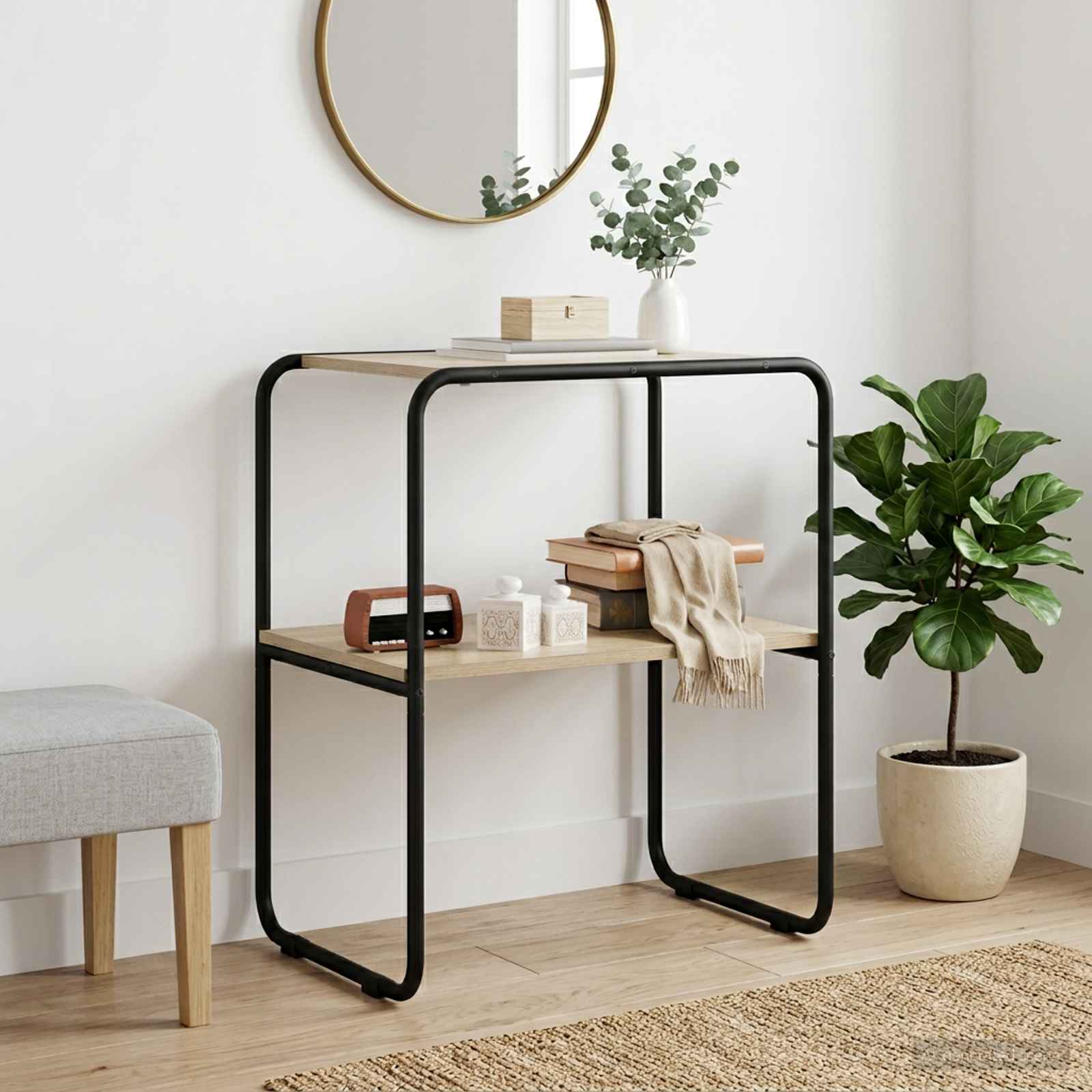 Konzolna stolica Hrast sonoma 80 x 42,5 x 70 cm