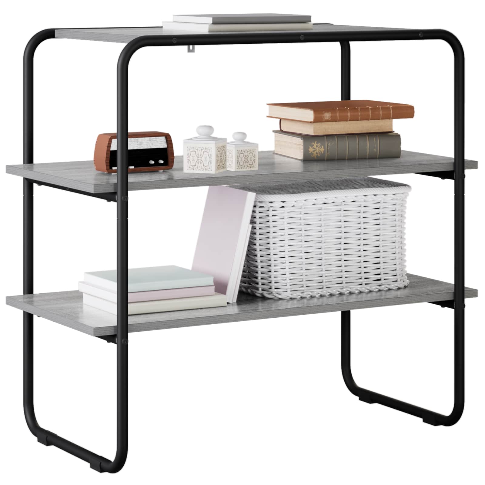 Konzolna stolica Siva Sonoma 60 x 41 x 75 cm Konstruirano drvo
