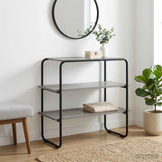 Konzolna stolica Siva Sonoma 100 x 41 x 75 cm Konstruirano drvo