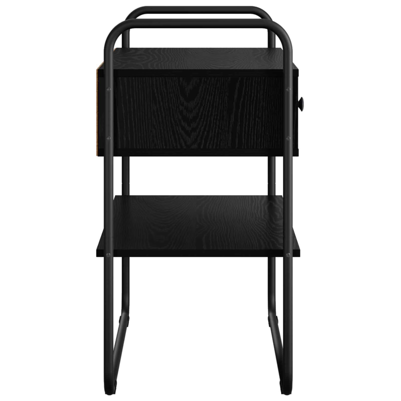 Konzolna stolica Crni hrast 80 x 40 x 75 cm Konstruirano drvo