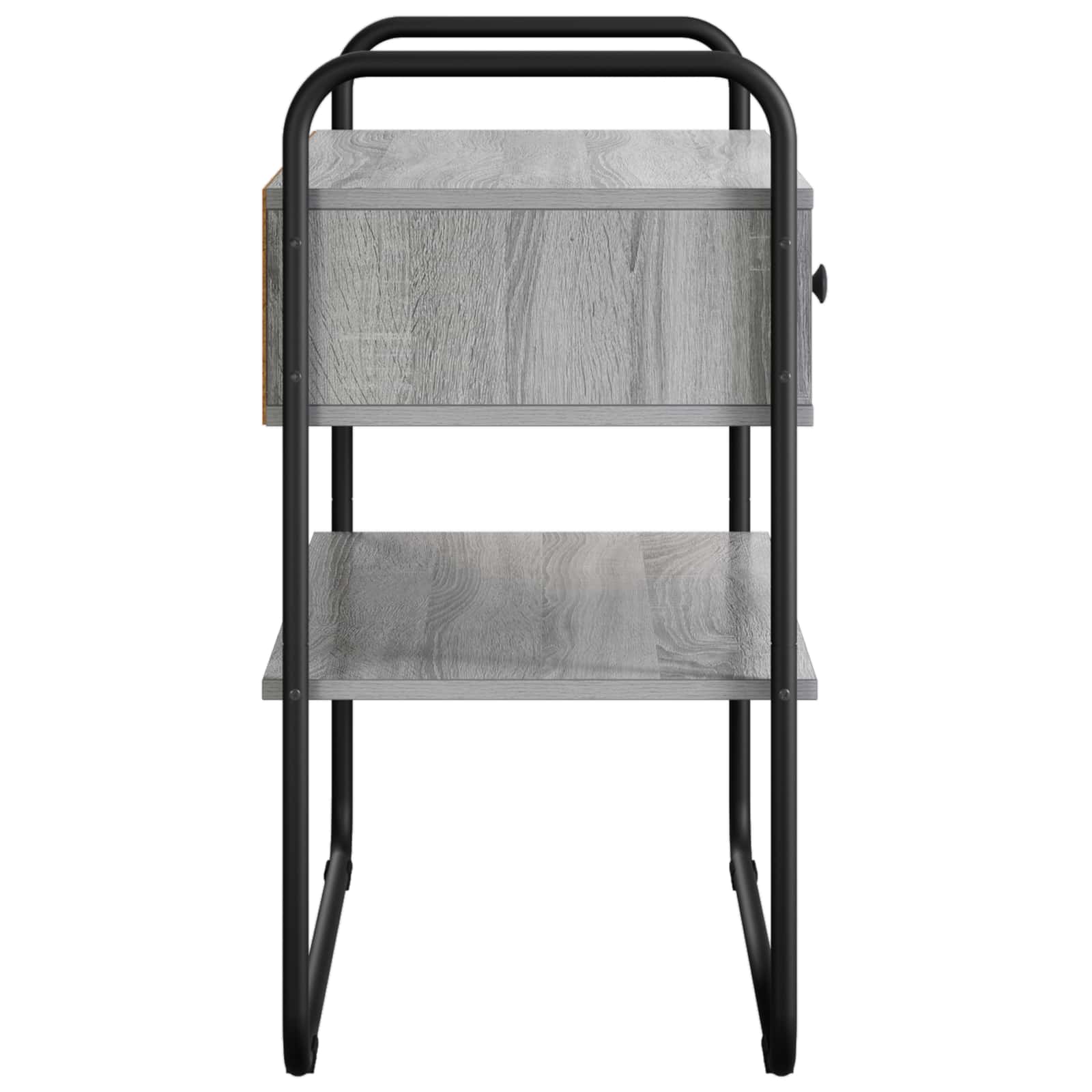 Konzolna stolica Siva Sonoma 80 x 40 x 75 cm Konstruirano drvo