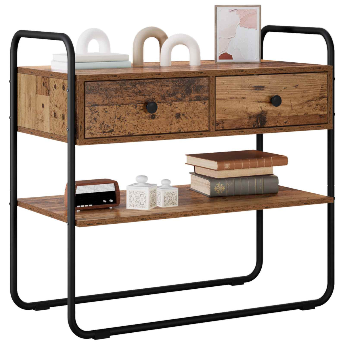 Konzolna stolica Staro drvo 80 x 40 x 75 cm Konstruirano drvo