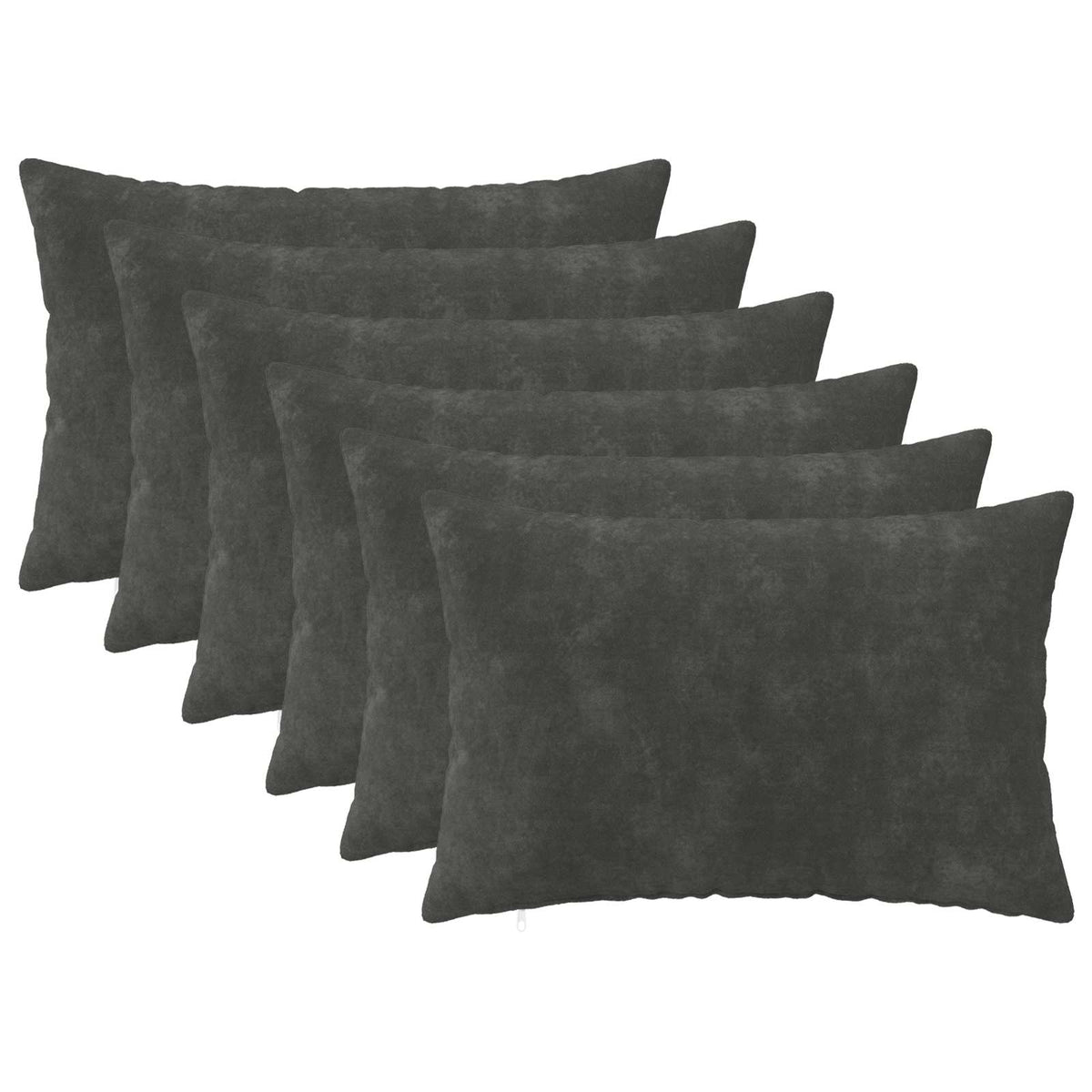 Presvlaka za jastuk 6 pcs HEERLEN Antracit 30 x 50 cm