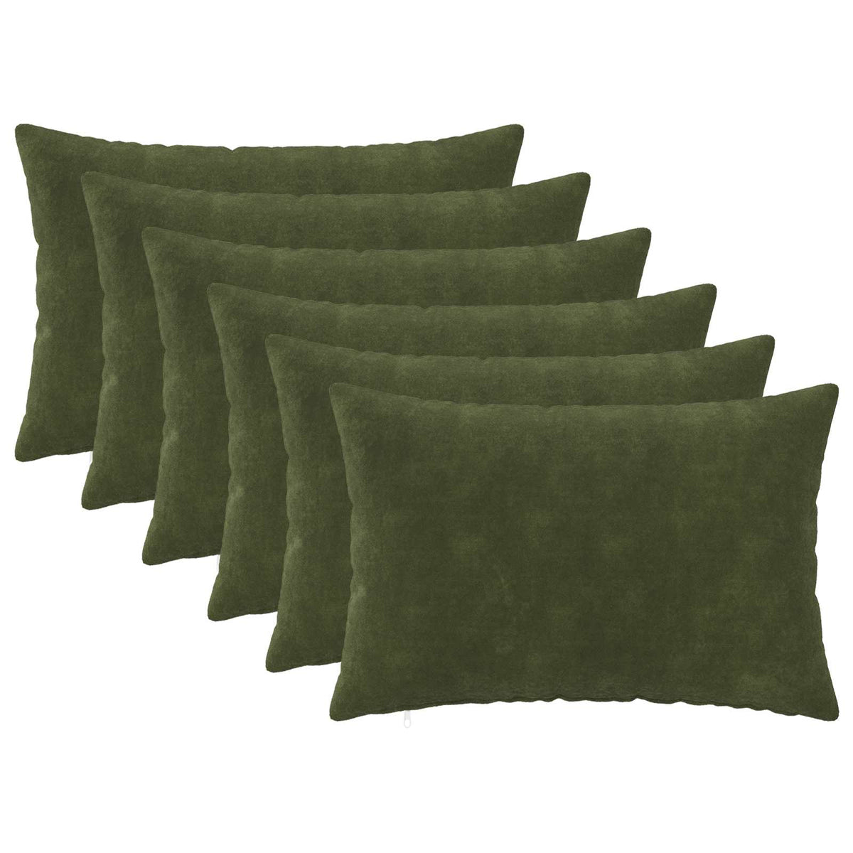 Presvlaka za jastuk 6 pcs HEERLEN Zelena 30 x 50 cm