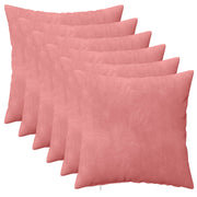 Presvlaka za jastuk 6 pcs HEERLEN Ružičasta 35 x 35 cm Baršun