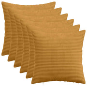 Presvlaka za jastuk 6 pcs HEERLEN Žuta 35 x 35 cm Kord