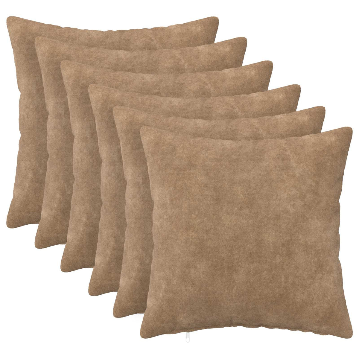 Presvlaka za jastuk 6 pcs HEERLEN Sivosmeđa 35 x 35 cm
