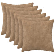 Presvlaka za jastuk 6 pcs HEERLEN Sivosmeđa 35 x 35 cm
