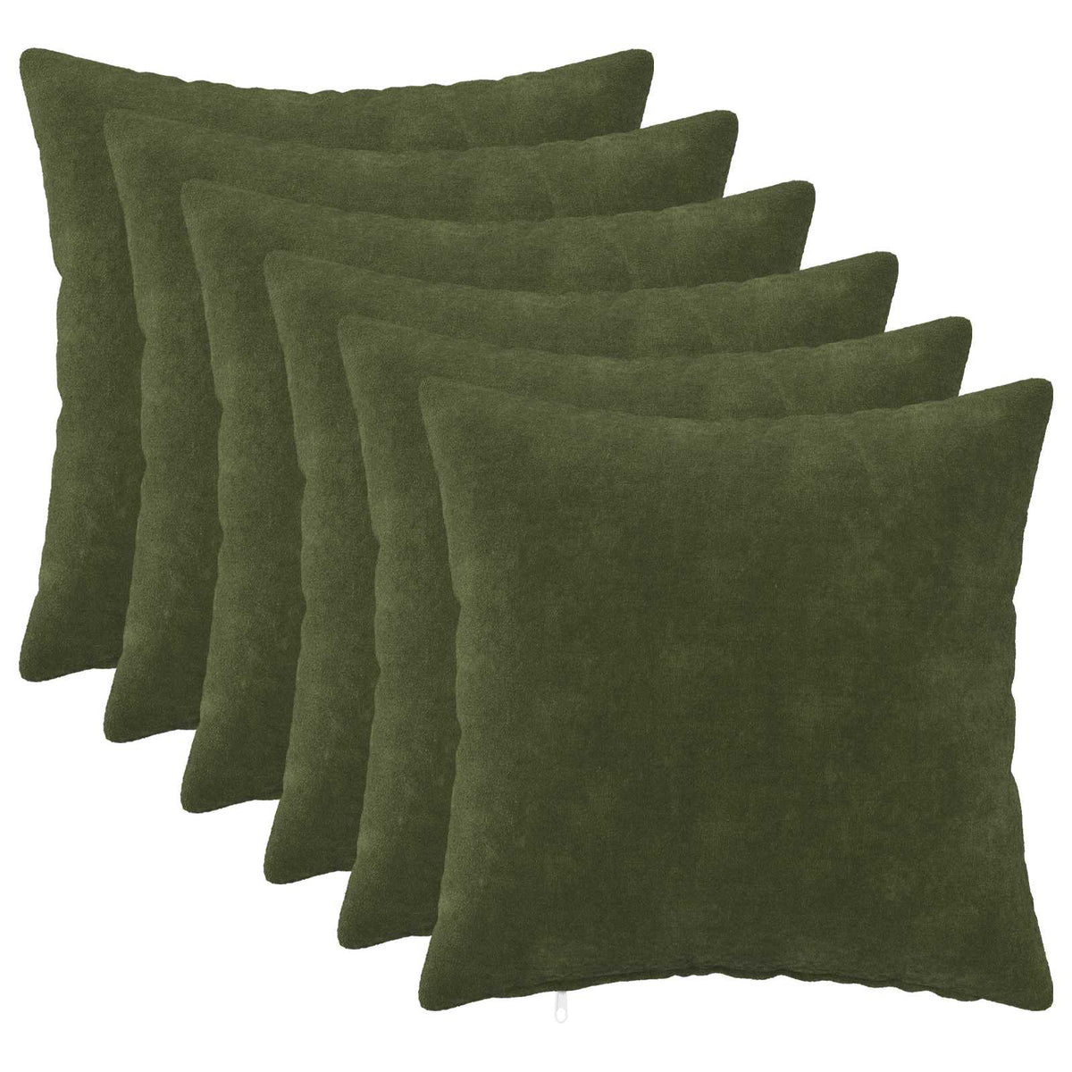 Presvlaka za jastuk 6 pcs HEERLEN Zelena 35 x 35 cm