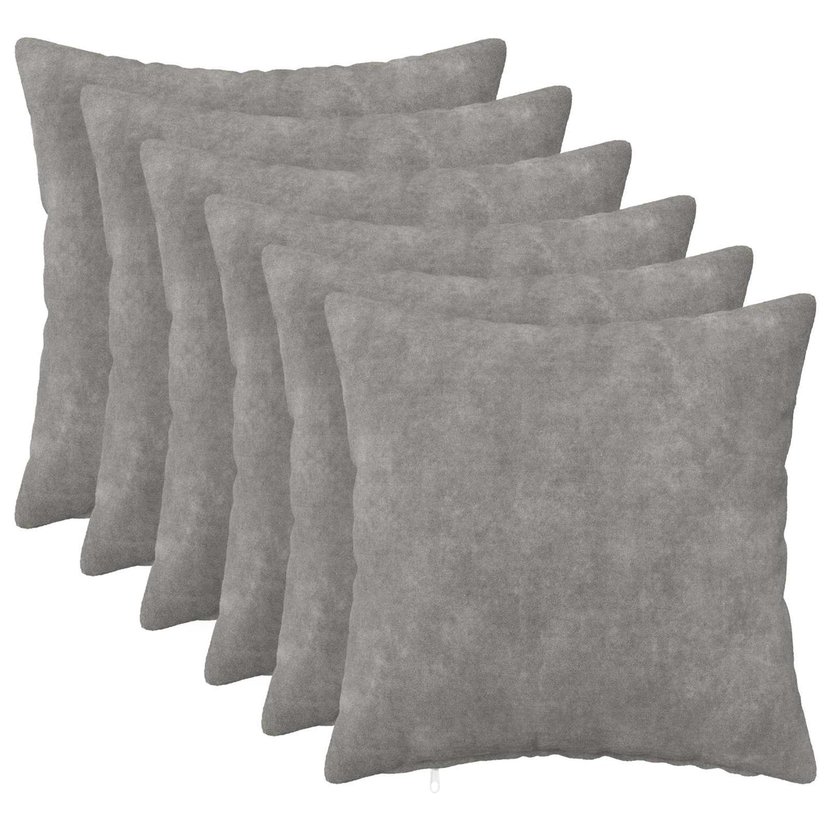 Presvlaka za jastuk 6 pcs HEERLEN Svjetlosiva 35 x 35 cm