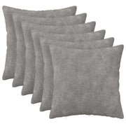 Presvlaka za jastuk 6 pcs HEERLEN Svjetlosiva 35 x 35 cm