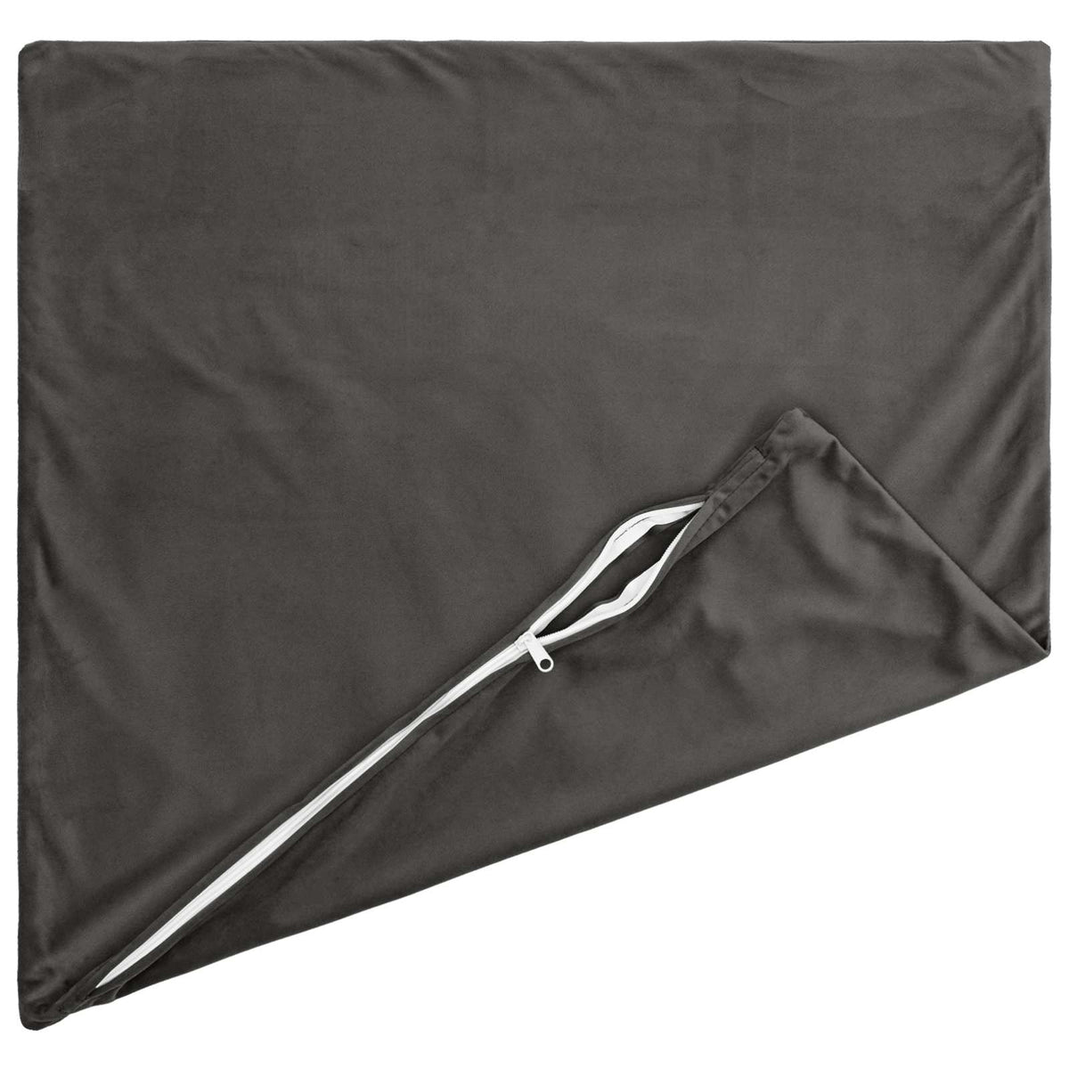 Presvlaka za jastuk 2 pcs HEERLEN Tamnosiva 40 x 40 cm Baršun