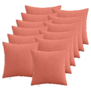 Presvlaka za jastuk 12 pcs HEERLEN Crvena narančasta 40 x 40 cm