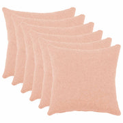 Presvlaka za jastuk 6 pcs HEERLEN Ružičasta 40 x 40 cm Bouclé