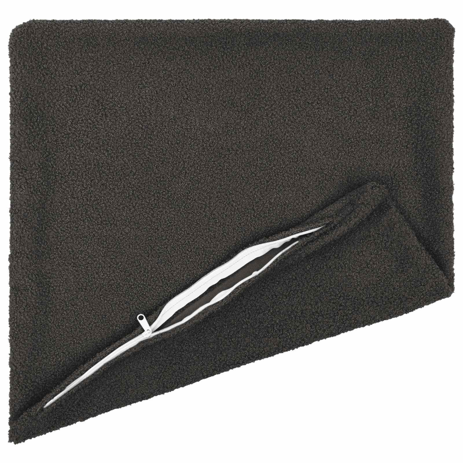 Presvlaka za jastuk 12 pcs HEERLEN Tamnosiva 40 x 40 cm Bouclé