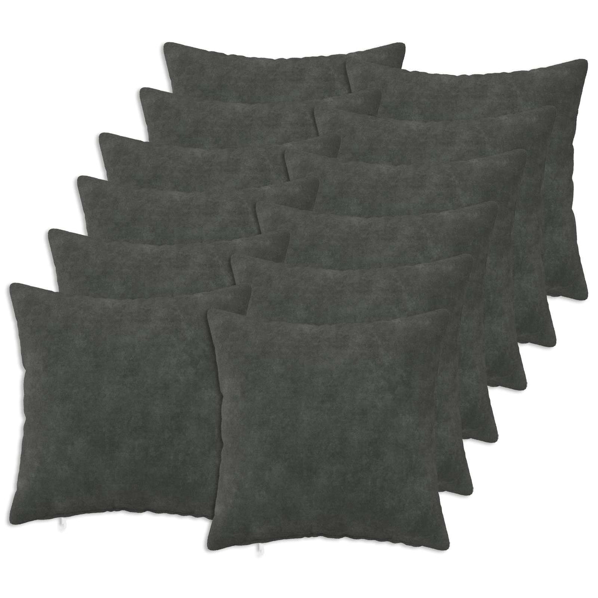 Presvlaka za jastuk 12 pcs HEERLEN Antracit 40 x 40 cm
