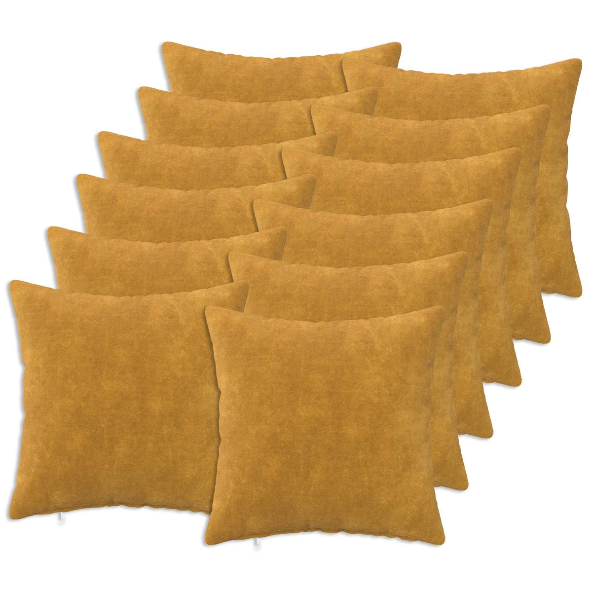 Presvlaka za jastuk 12 pcs HEERLEN Žuta 40 x 40 cm