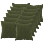 Presvlaka za jastuk 12 pcs HEERLEN Zelena 40 x 40 cm