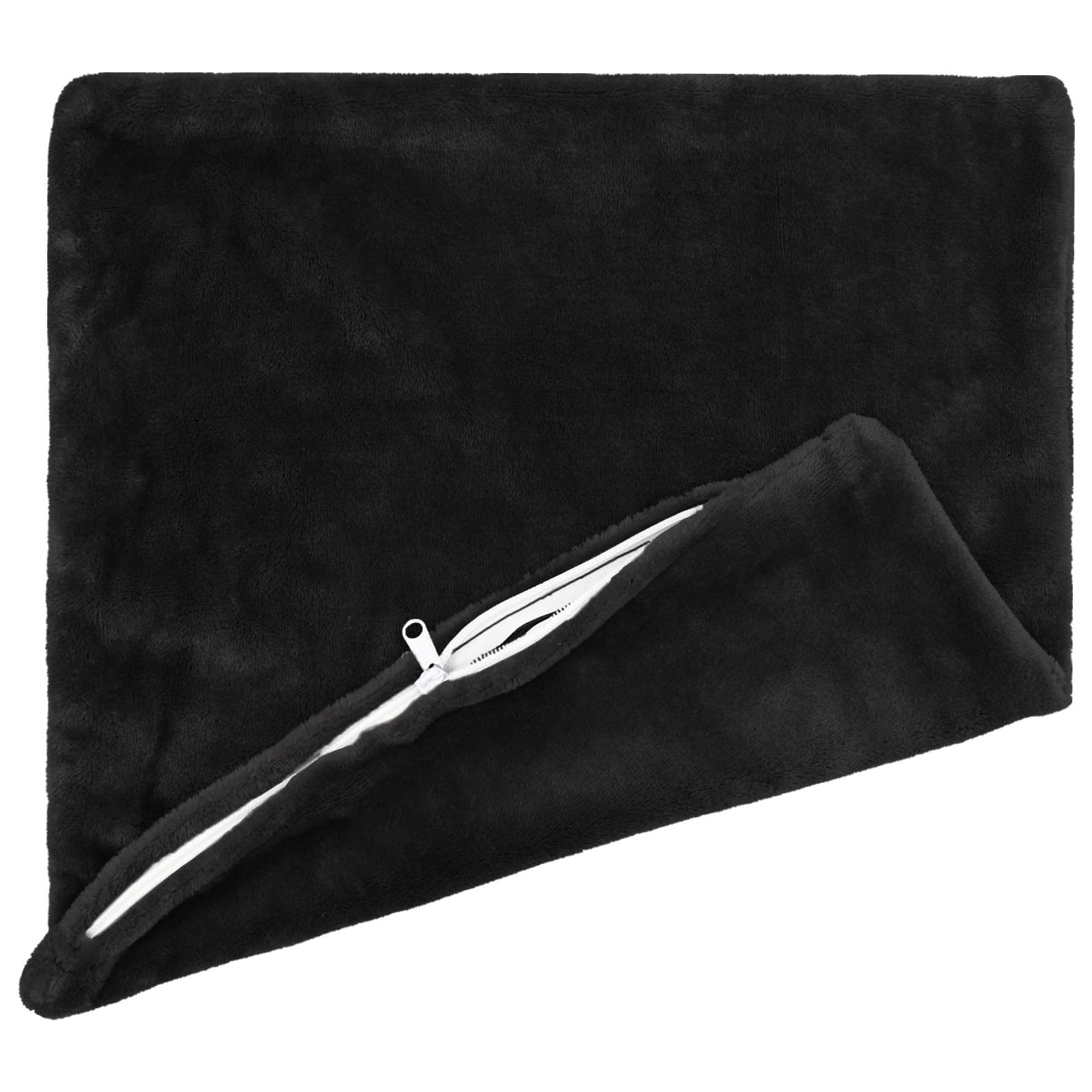 Presvlaka za jastuk 6 pcs HEERLEN Crna 40 x 40 cm Flanel