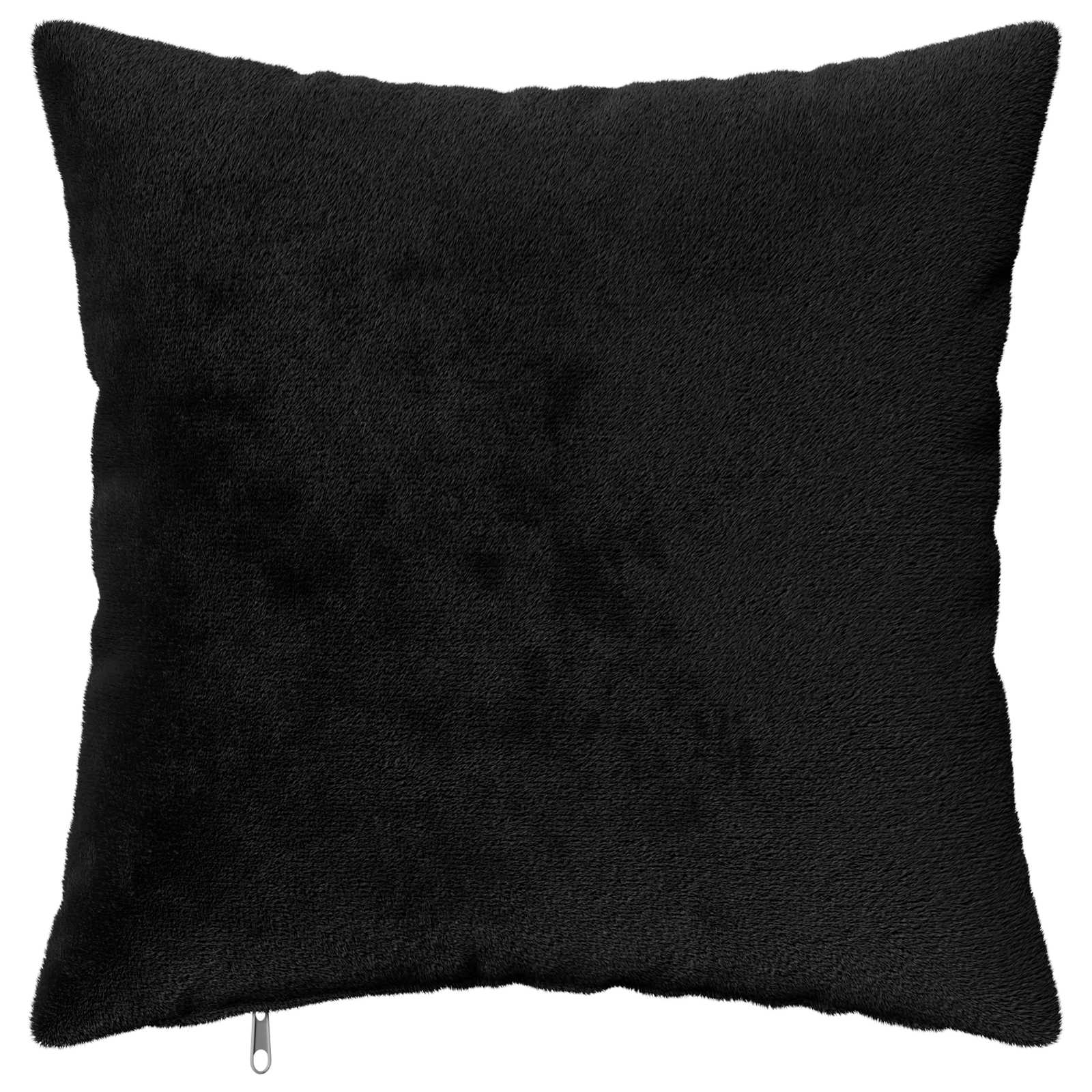 Presvlaka za jastuk 6 pcs HEERLEN Crna 40 x 40 cm Flanel