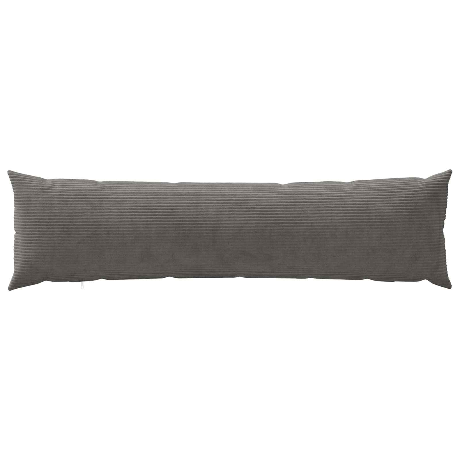 Presvlaka za jastuk 2 pcs HEERLEN Tamnosiva 40 x 145 cm Kord