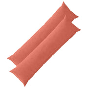 Presvlaka za jastuk 2 pcs HEERLEN Crvena narančasta 40 x 145 cm