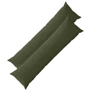 Presvlaka za jastuk 2 pcs HEERLEN Zelena 40 x 145 cm Kord