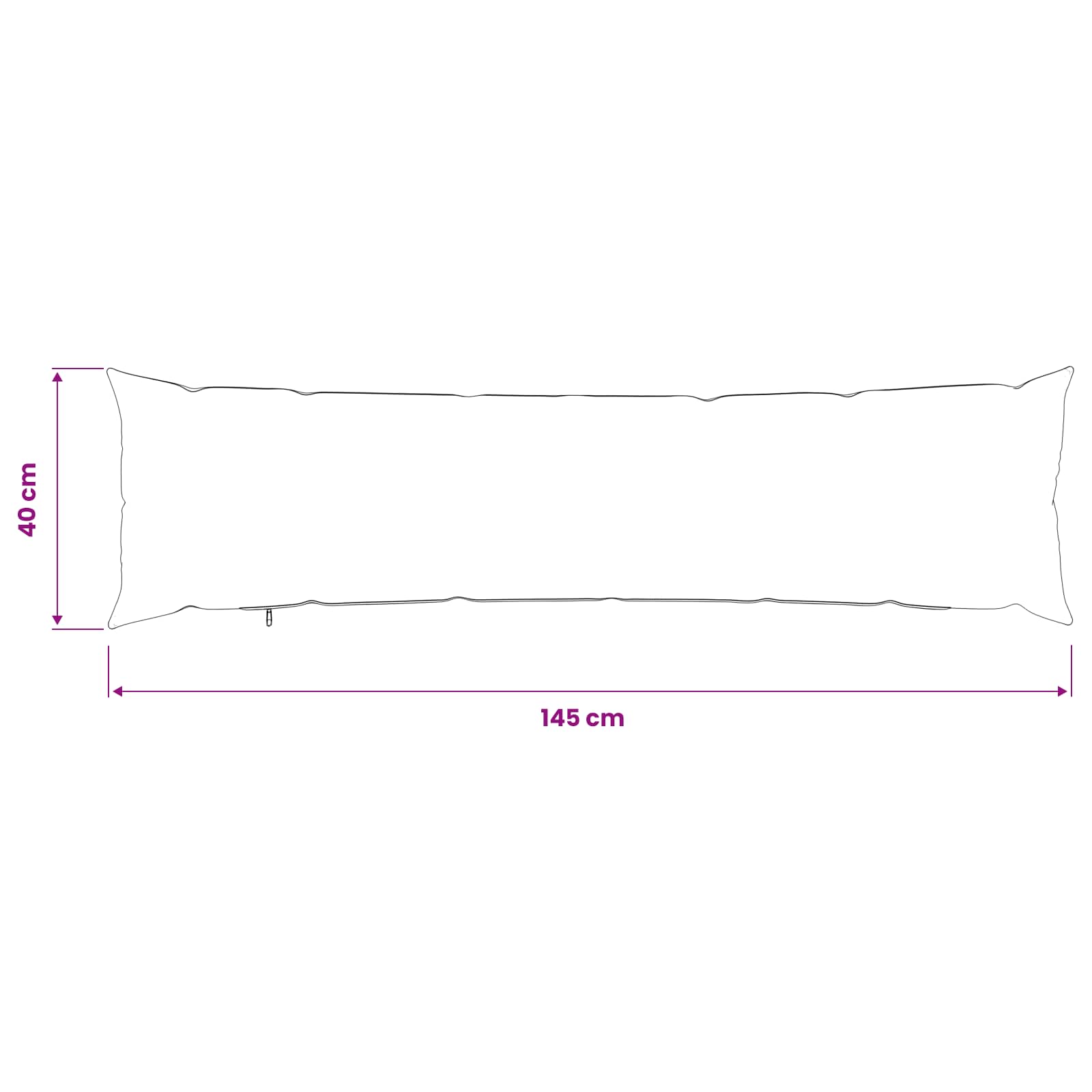 Presvlaka za jastuk HEERLEN Svjetlosiva 40 x 145 cm Bouclé