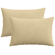 Presvlaka za jastuk 2 pcs HEERLEN Zelena Siva 40 x 60 cm Kord