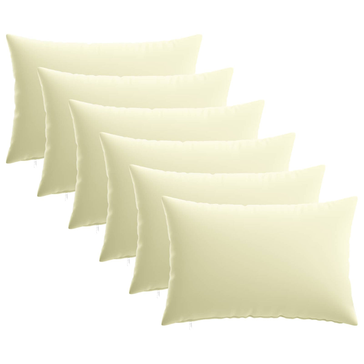Presvlaka za jastuk 6 pcs HEERLEN Krem 40 x 60 cm Poliester