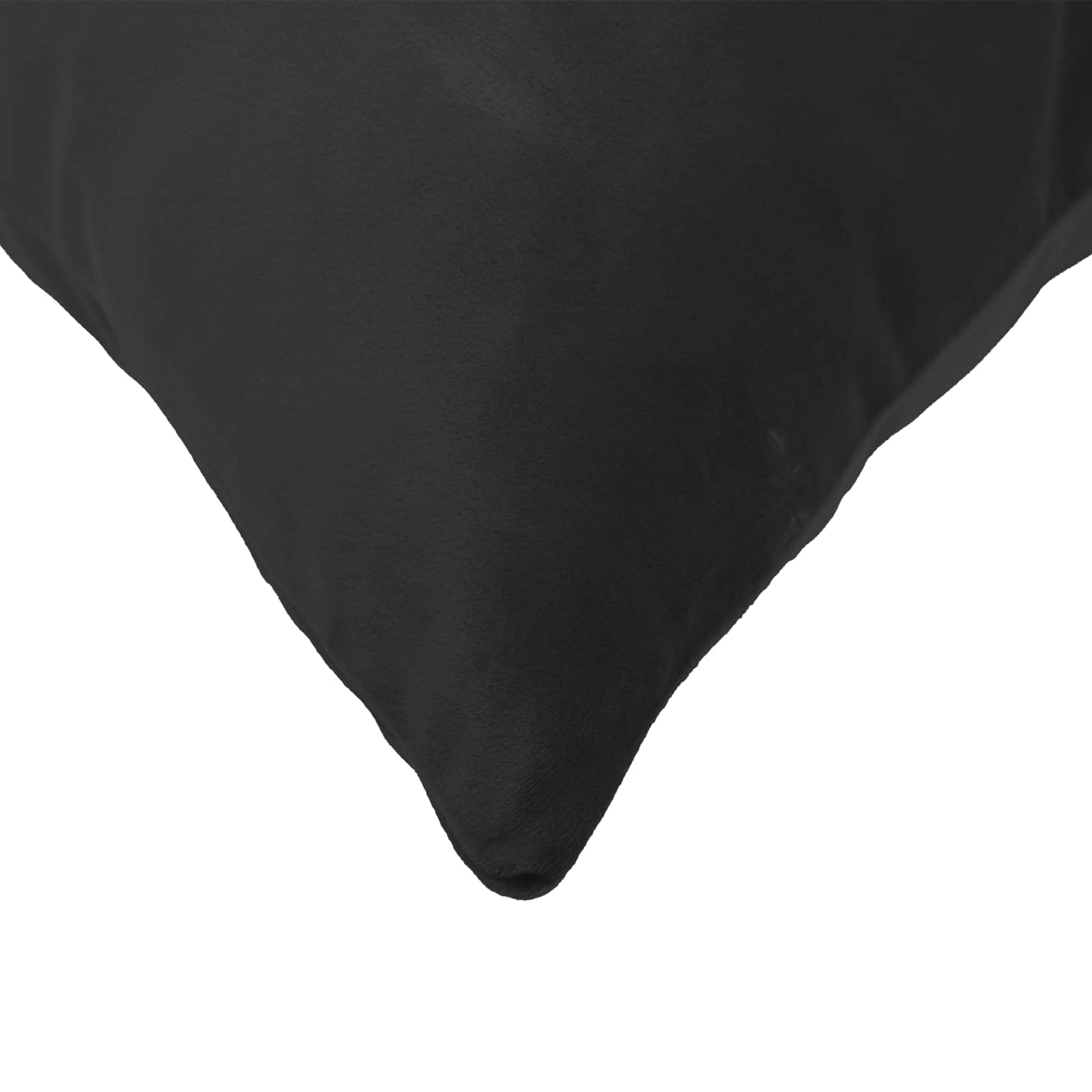 Presvlaka za jastuk 2 pcs HEERLEN Crna 40 x 70 cm Baršun
