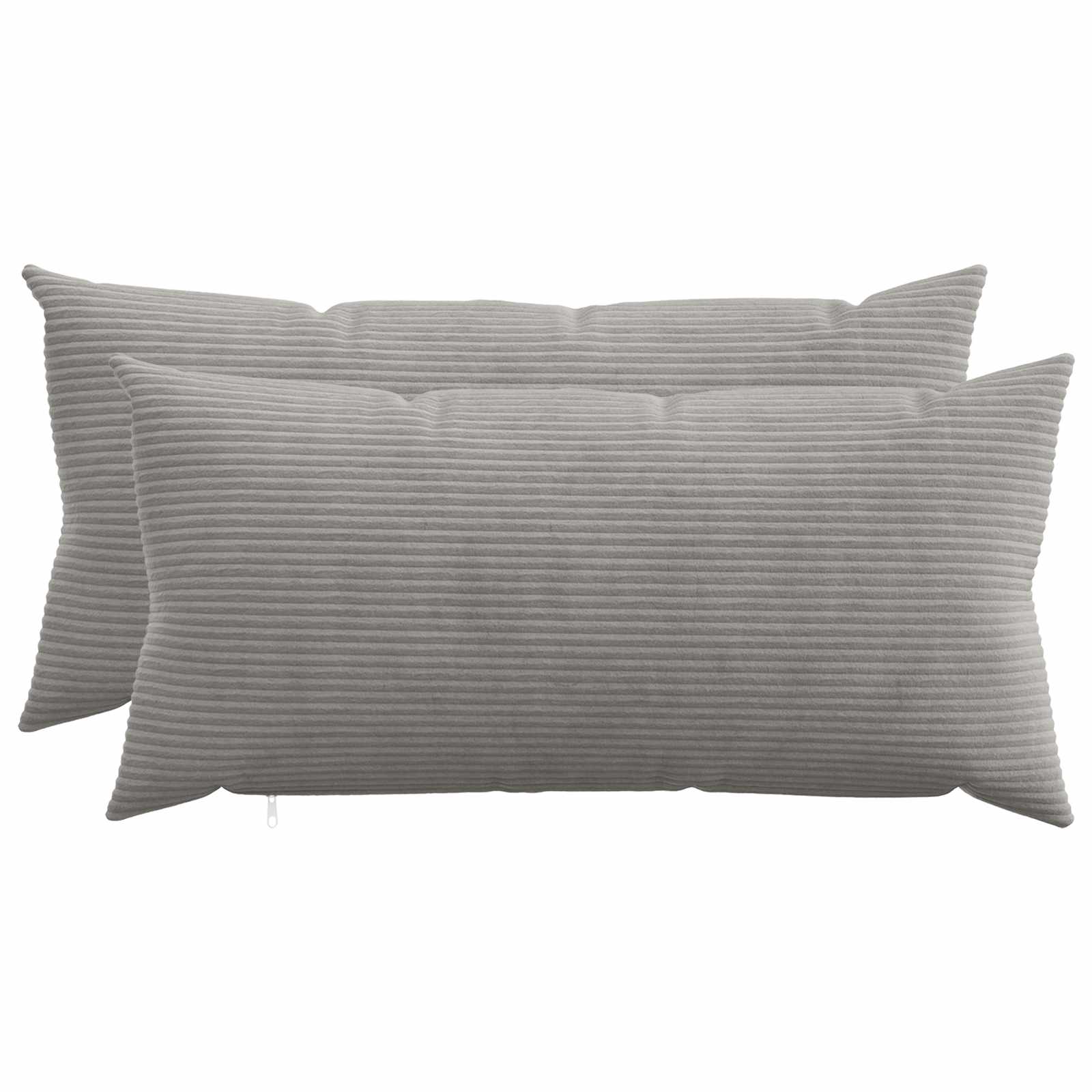 Presvlaka za jastuk 2 pcs HEERLEN Svjetlosiva 40 x 70 cm Kord