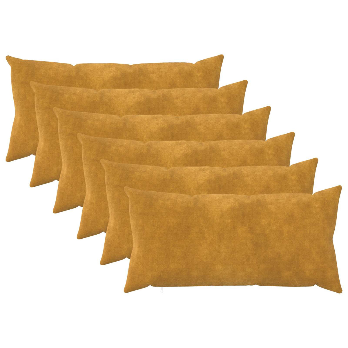 Presvlaka za jastuk 6 pcs HEERLEN Žuta 40 x 70 cm